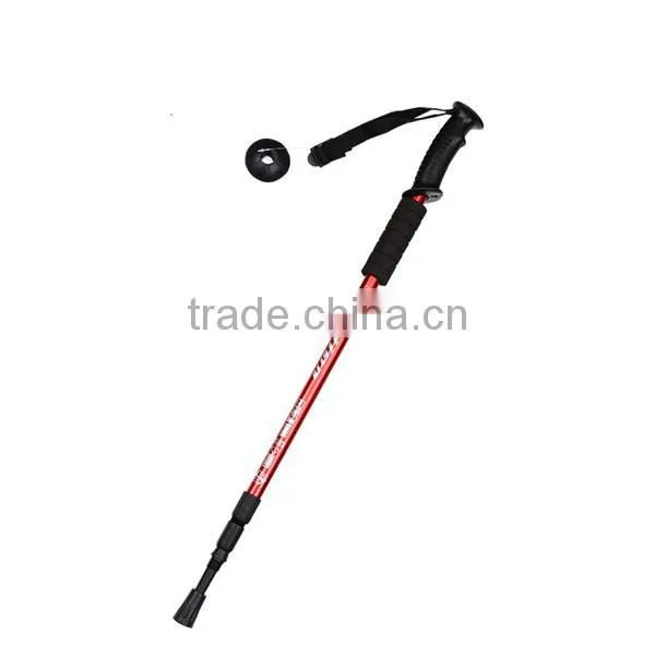 Lightweight Hiking Alpenstock,OEM Walking Stick For Safety,EVA Handle Trekking Pole photo-2