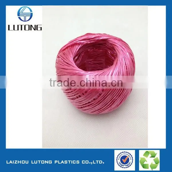 Pink Color 30 Grams pp Raffia Ball for Gardening