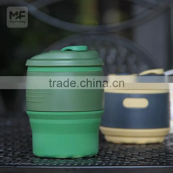 Portable Foldable Coffee Mugse Traveling Mugs Tazas Tea Cup Silicone Coffee Mugs photo-3