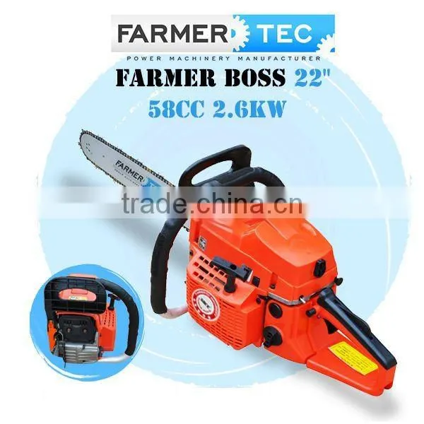 Gasoline Chain Saw 58cc