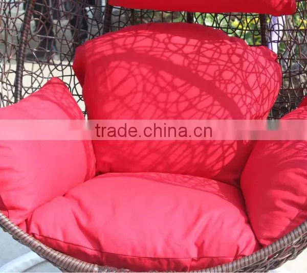 Synthetic Outdoor PE Rattan Round Wicker Swing Chair Furniture photo-4