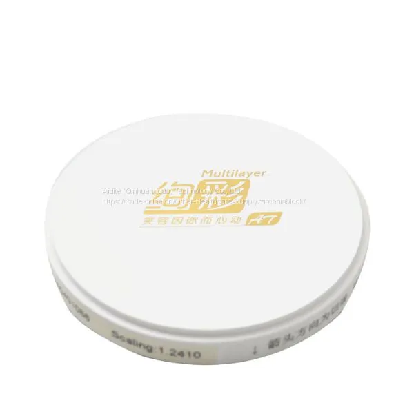 Aidite Multilayer AT Dental Zirconia Block/blank for Cad/cam ZirKon Zahn System