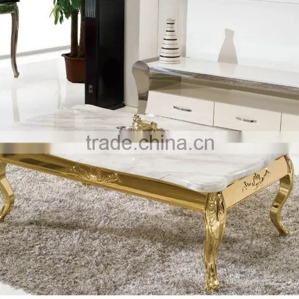Modern Tempered Glass Coffee Table Stainless Steel Round Glass Dining Table photo-2