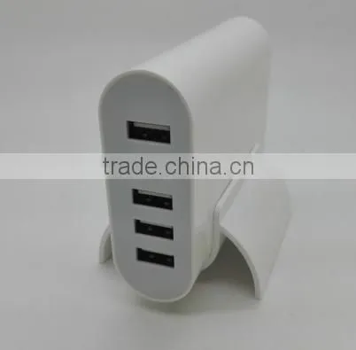 EU Plug 6 Port Wall Home Travel Charger USB Power Adapter Dual Usb Car Charger