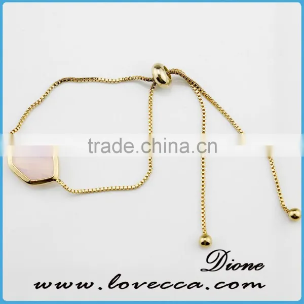 2016 Wholesale Adjustable Glass Multicolor Gemstone Bracelets photo-4