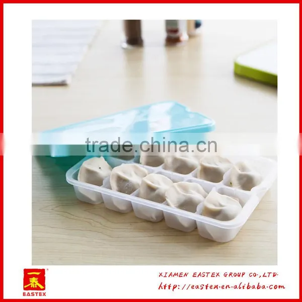 Fresh Dumpling Storage Box Reusable Food Storage Box 10 Grids photo-4
