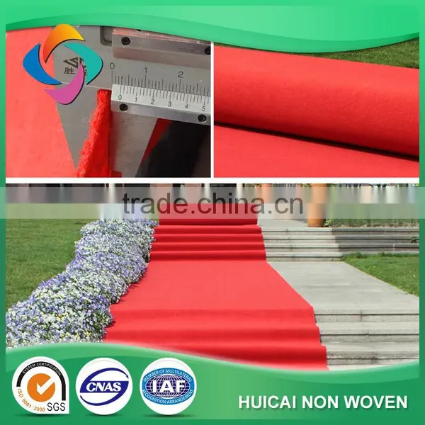 China Velour Carpets And Rugs, Shaggy Wedding Carpet,Red Exhibition Carpet photo-3