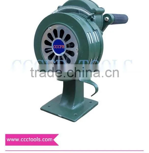 Army Green LK-100 Type 110decible Folding Handle Hand Operated Sirens,Manual Operated Alarm photo-3