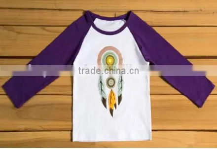 100% Cotton New Born Baby Top Soft and Comfortable Printing T-shirt photo-3