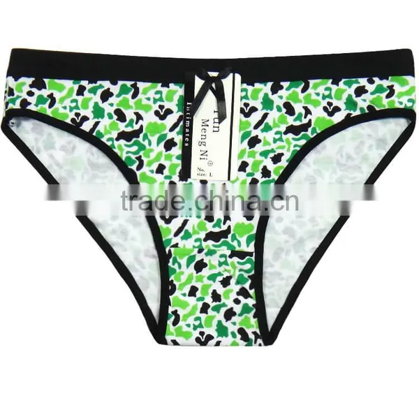 Yun Meng Ni Underwear Mature Ladies New Style Special Printing Cotton Hipsters Lady Panties photo-5