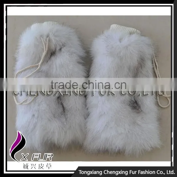 CX-A-17A Wholesale Women Winter Soft Boot Cuff Fox Fur Leg Warmers photo-3