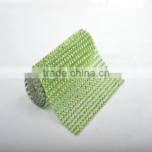 Wholesale 24 Rows Plastic Rhinestone Trim for Craft Decoration photo-2