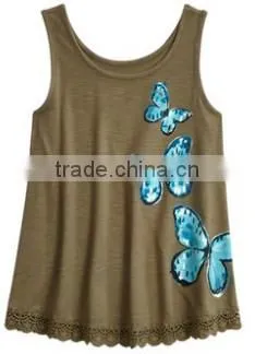 New Style Girls Colorful Tank Top photo-3