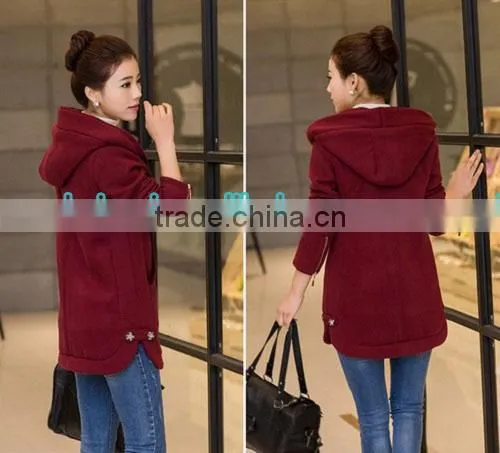 High Quality Good Sale Good Price Fashion Custom Fleece Women Zipper Hoodies photo-2