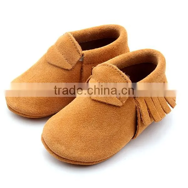 Top Selling Leather Baby Shoes of Baby Moccasins Mix Colors Mix Sizes photo-2