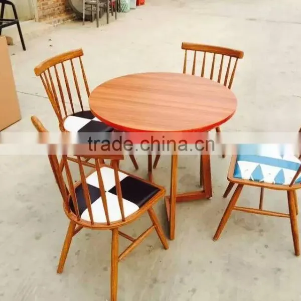 2016 Hot Selling Modern Design High Quality Wood Copy Metal Dining Chair photo-5