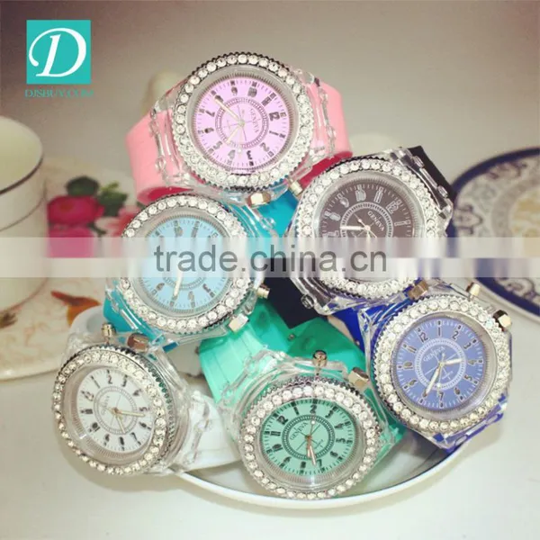 Hot Sale 6 Colors Casual Lady Girl Silicone Quartz Watches Best Gift photo-6