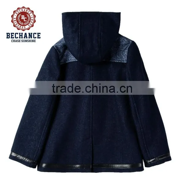 Stylish Wool Jacket for Children With Detachable Hood photo-2