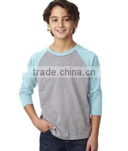 Next Level Apparel Youth CVC 3/4 Raglan Tee - Made From 60% Combed Ring-spun Cotton and 40% Polyester Jersey photo-3