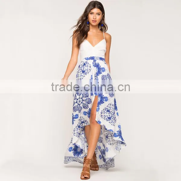 High-low Lace and Floral Women's Romper 2015 Hot Sell Clothes photo-4