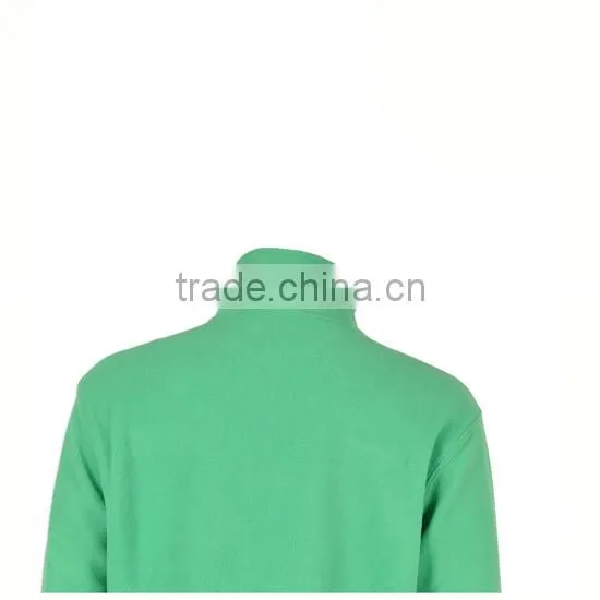 Wholesale New Design Blank Color Fleece Fabric Custom Design Zip up Quilted Blank Sweatshirts Without Hood photo-6