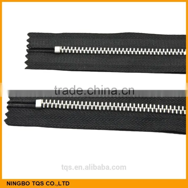 Factory Sale Aluminium Zipper Silver Gold No.3 Or No.4 C/E Metal Zippers or Zips photo-5
