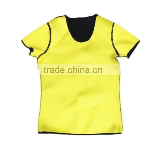 Women Hot Body Shapers Neoprene Slimming Control Vest Sport Yoga T-shirt photo-4
