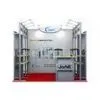 Custom Exhibit Booth , Aluminum Modular Trade Show Displays