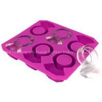 2014 Diamond Shape Silicone Ice Cube Tray With FDA LFGB