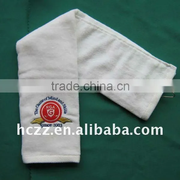100% Cotton Embroidery Golf Towel