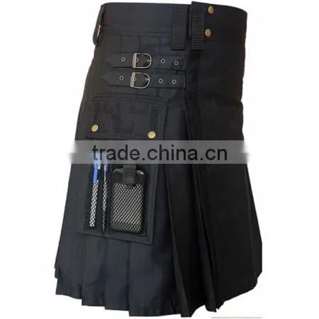 Utility Kilts , Denim Kilts, Cotton Kilts,