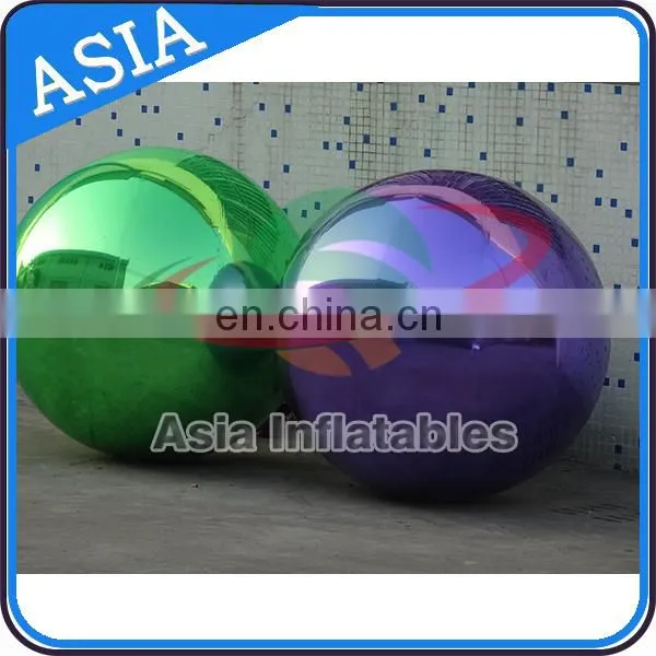 Party Club Disco Decoration Ball Sliver Mirror Balloon, Colorful Inflatabe Mirror Ball for Advertising and Decoration photo-2