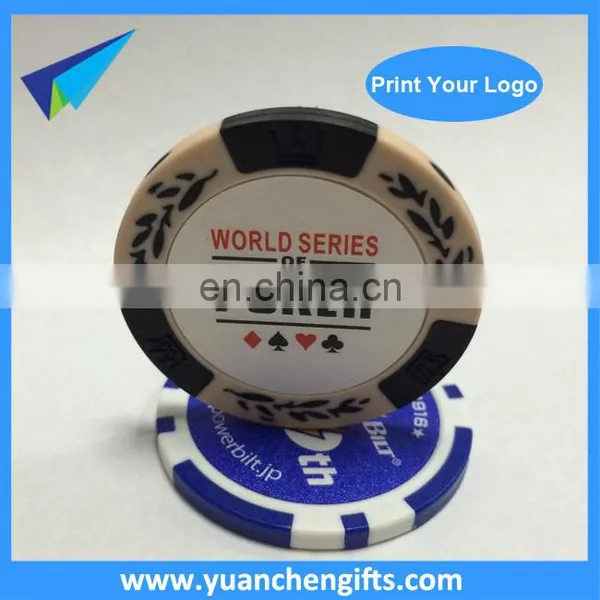 2016 Popular Poker Chip Golf Ball Markers / Casino Chip for Wholesale photo-3