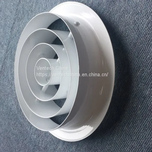 Air Conditioning Aluminum Air Register Adjustable Drum Jet Diffuser photo-2