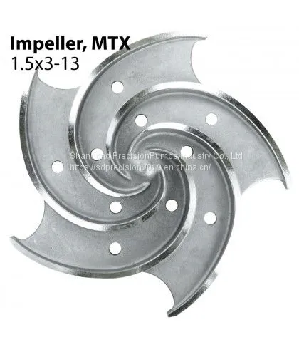 ANSI Process Pump Parts Interchangeability CD4M Goulds 3196 Series Pump Impeller photo-2