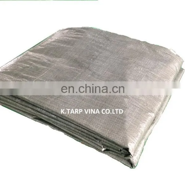 65 GSM PE TARPAULIN - SILVER COLOR KOREAN STANDARD photo-2