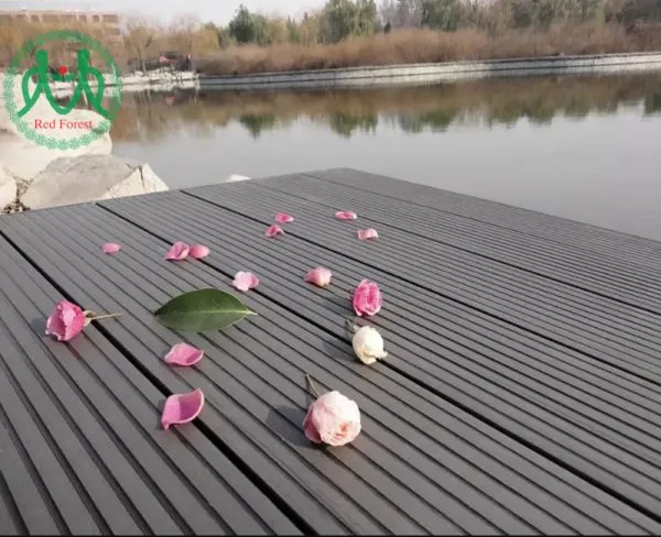 Outdoor WPC Decking Floor WPC Interlocking Decking Tiles photo-2
