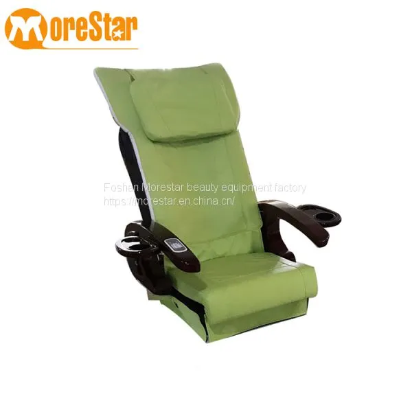 Simple Spa Salon Pedicure Chairs With Human Touch Massage Chair Back photo-3