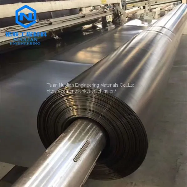 Geomembrane Smooth and Textured Geomembrane Thickness 0.3~3mm Landfill Lake Wetland River Pond Liner photo-5