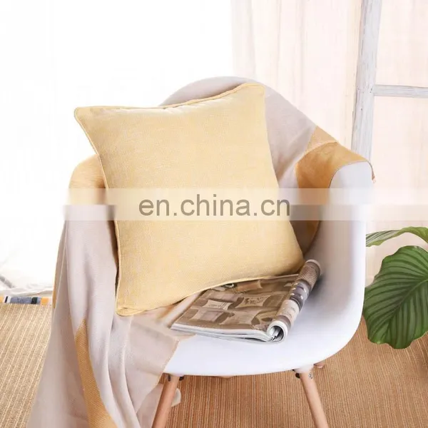 RTS Factory Price Textured Crosshatch Cationic Dyed Cushion Covers in Stock photo-7