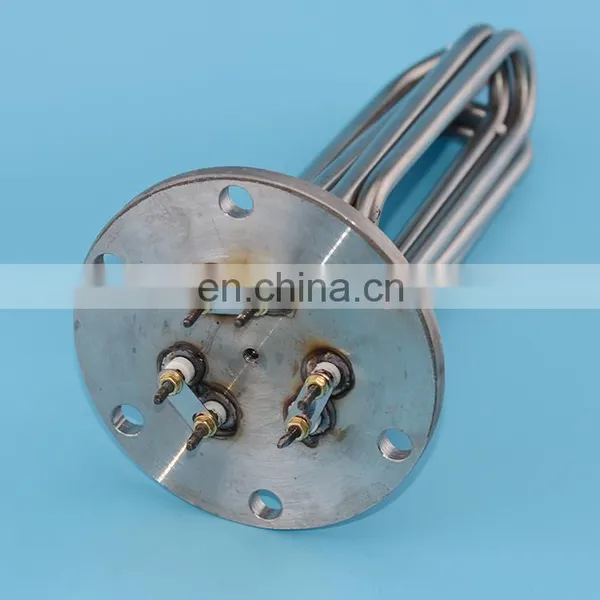 High Quality Steamer Oven Flange Tubular Heater High Temperature Flexible Hose Pipe Lshaped Mold Singlehead Heating Tube photo-2