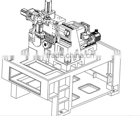 Engine Ram Turret Radial Milling Machine/Vertical The Milling Machine Price