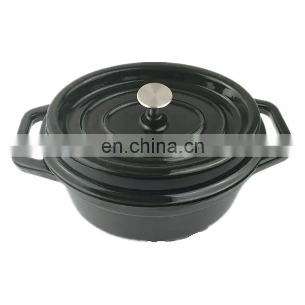 24CM 26CM Enamel Cast Iron Casserole Dinnerware Sets photo-4