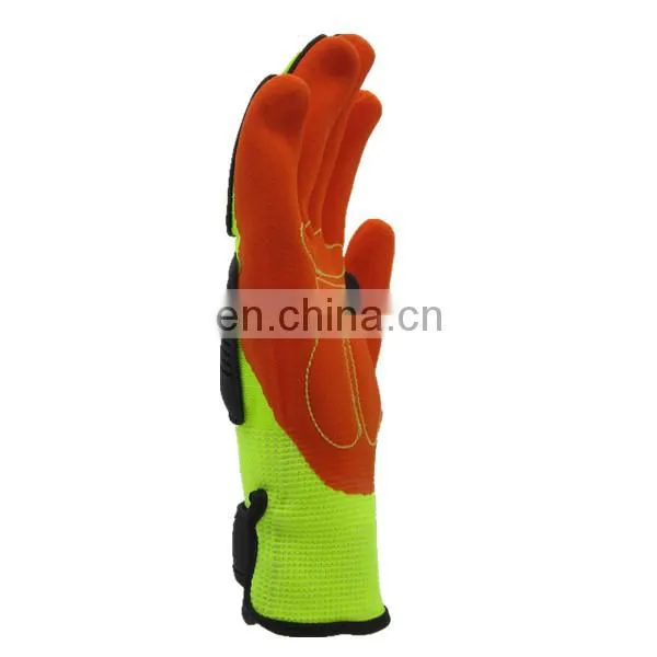 Sandy Nitrile Oilfield Cut Resistant TPR Anti Impact Durable Safety Mechanic Gloves For Work photo-3