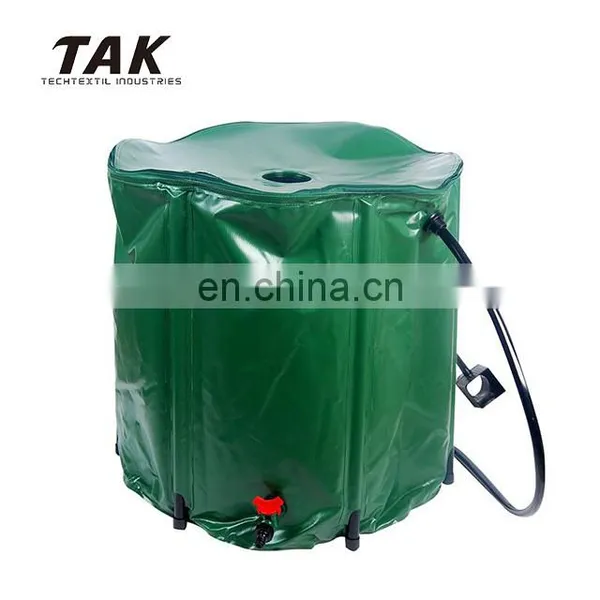 Hot Selling Portable Foldable Collapsible 100L 40*78 Rain Water Barrel Collector for Garden photo-5