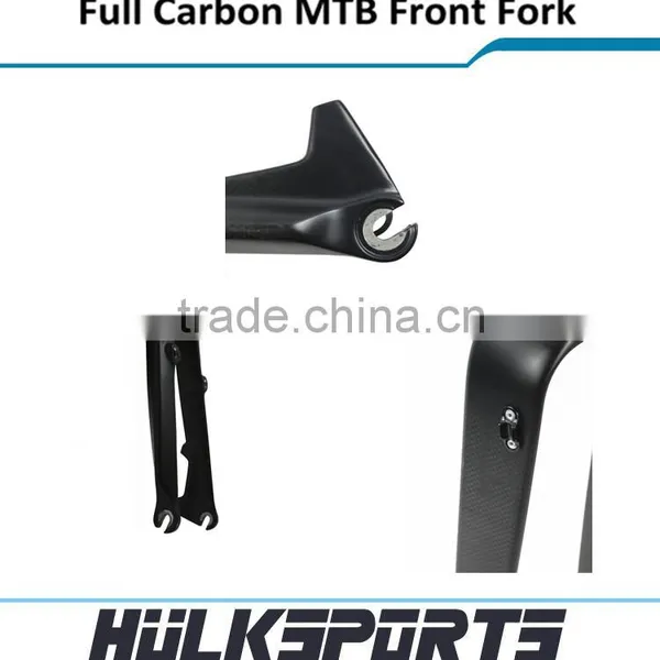 26er Mountain Bicycle Carbon Fork Stanchion Full Carbon Mtb Bike Fork With Axle-through Dropout System photo-3