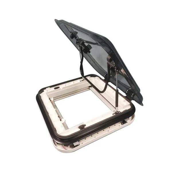 MAYGOOD MG16SL Durable and Strong Aluminum Top Frame RV Caravan Motorhome Skylight With LED Lights 500*500mm photo-4