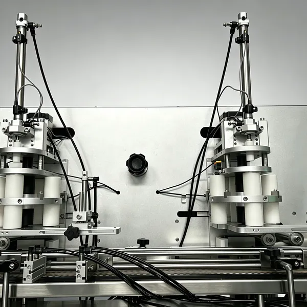 BPM-200 Double Head Bottle Cotton Plugging Machine Servo Motor Control photo-3