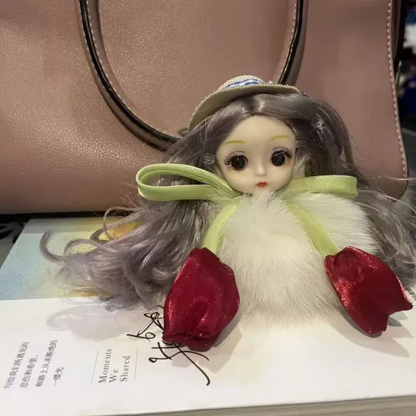 Tulip Bow Girl Doll Bag Charm photo-4