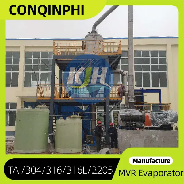 220V MVR Evaporation and Crystallization Unit for Lithium Brine Processing, Automatic Operation